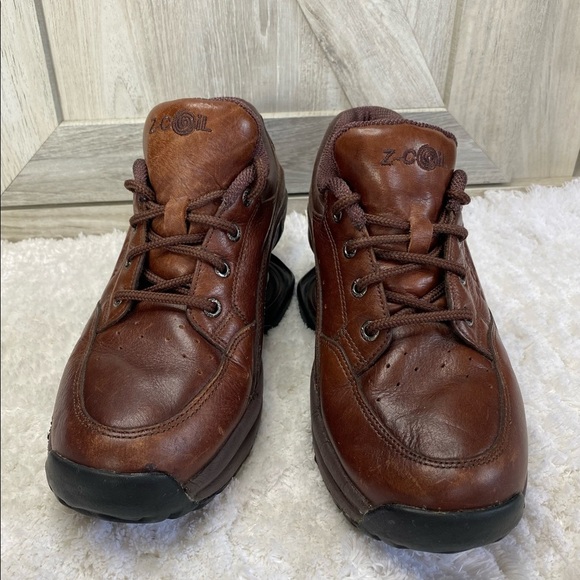Z-Coil Legends Classic Brown Leather Orthotic Walking Shoes Pain Relief 5 - Picture 3 of 10